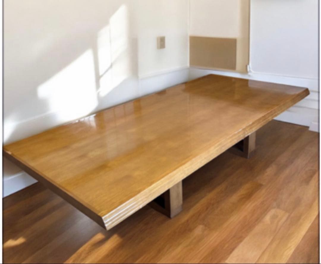 モダン木製センターテーブル 大きいサイズ