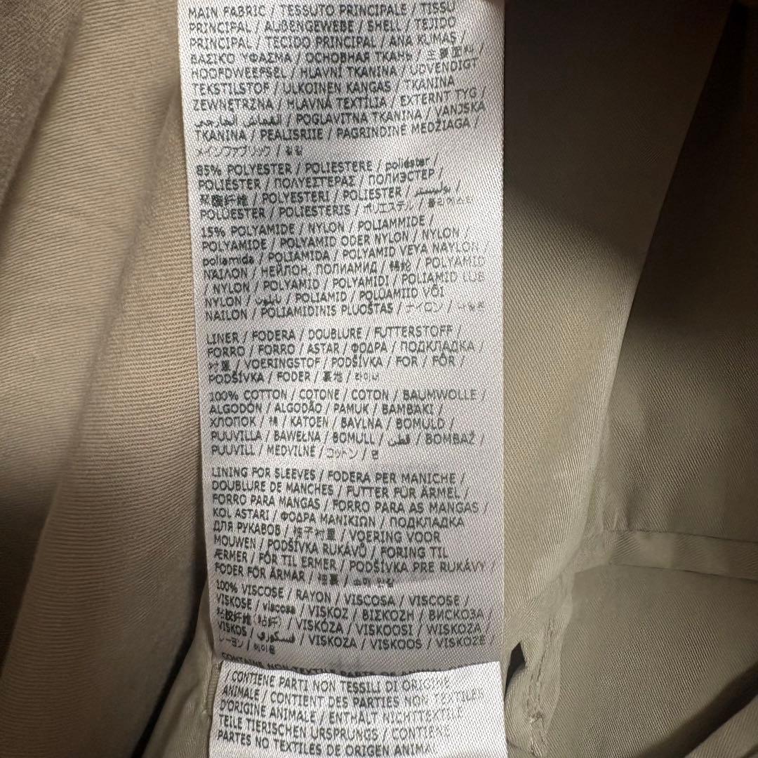 23aw/メゾンマルタンマルジェラ/ピーチコットントレンチコート/44