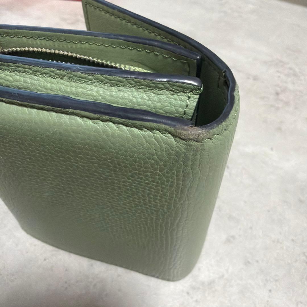 LOEWE ロエベ 二つ折り財布 アナグラム コンパクト フラップウォレット