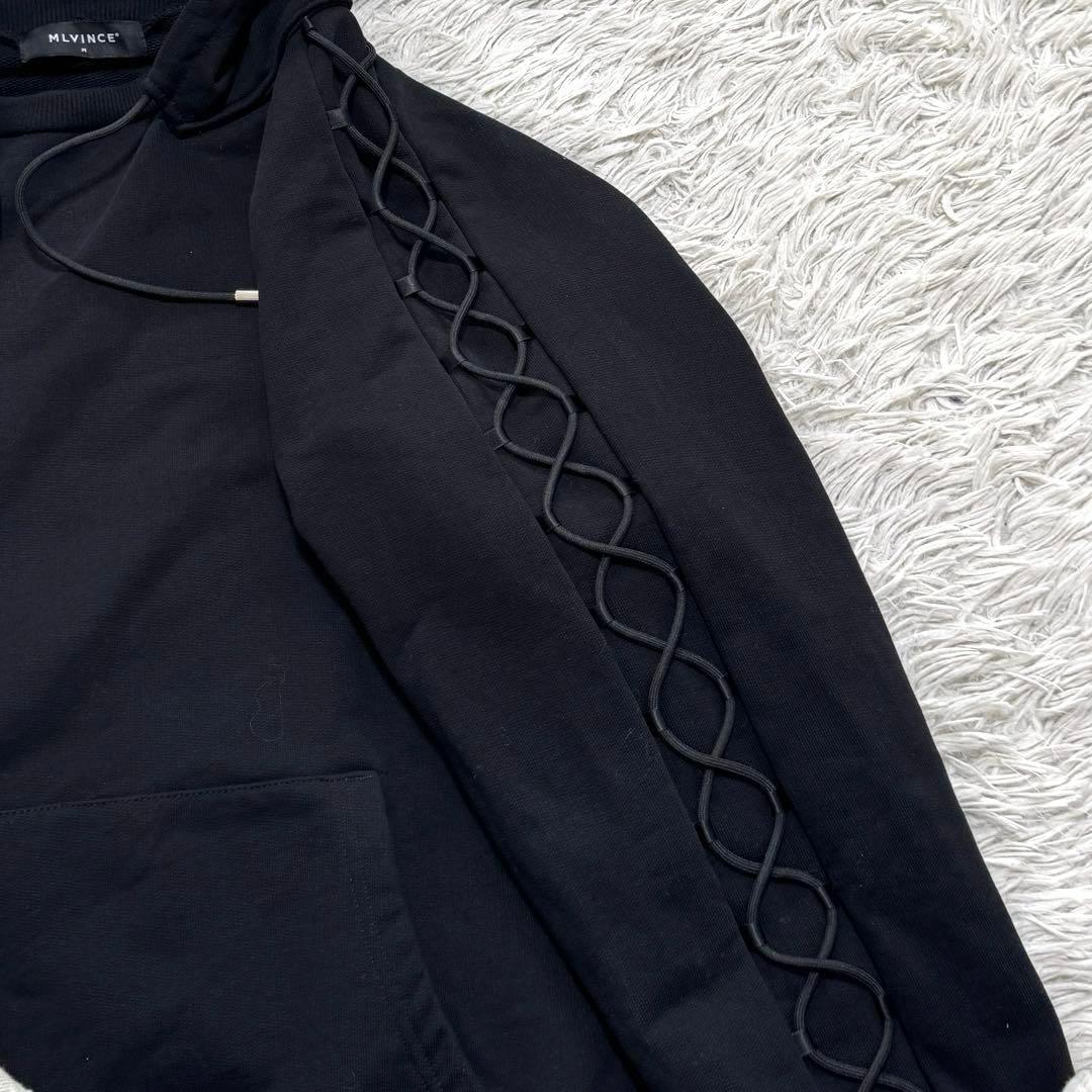 MLVINCE OVERSIZED DRESS SLEEVE HOODY 黒