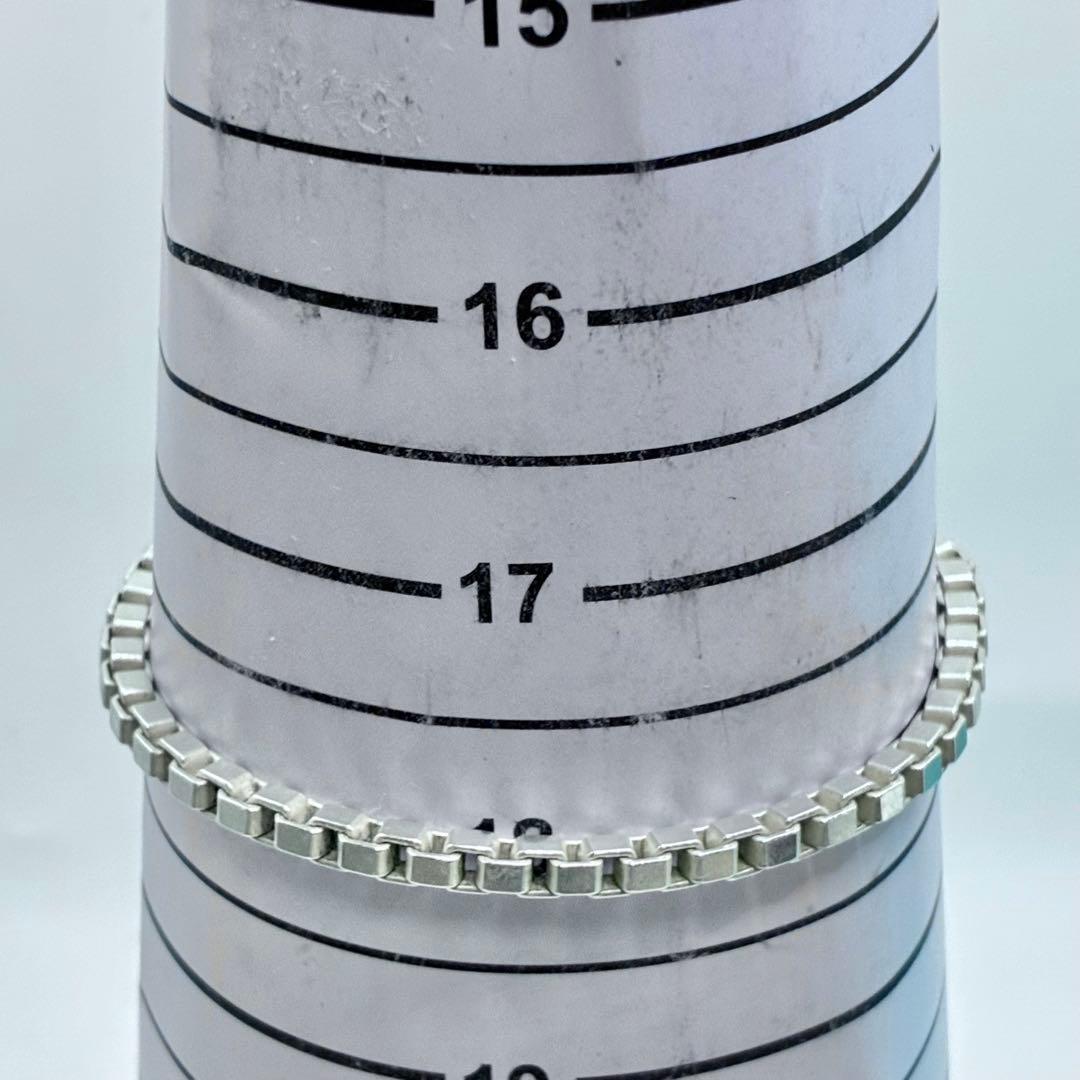 【美品】ティファニー ベネチアン ブレスレット 腕周り18cm 925