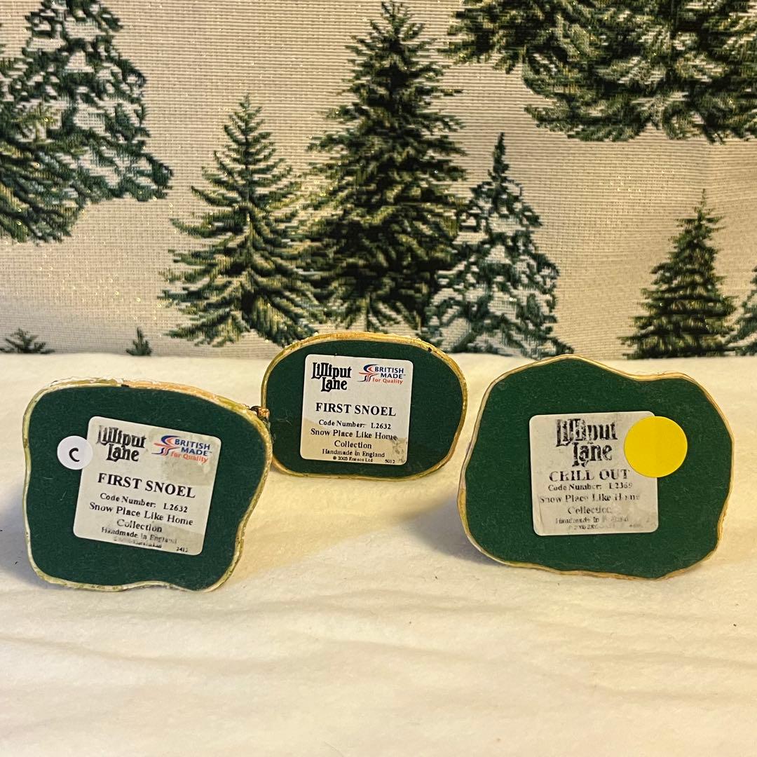 リリパットレーン9☆スノーマンシリーズ3点セット