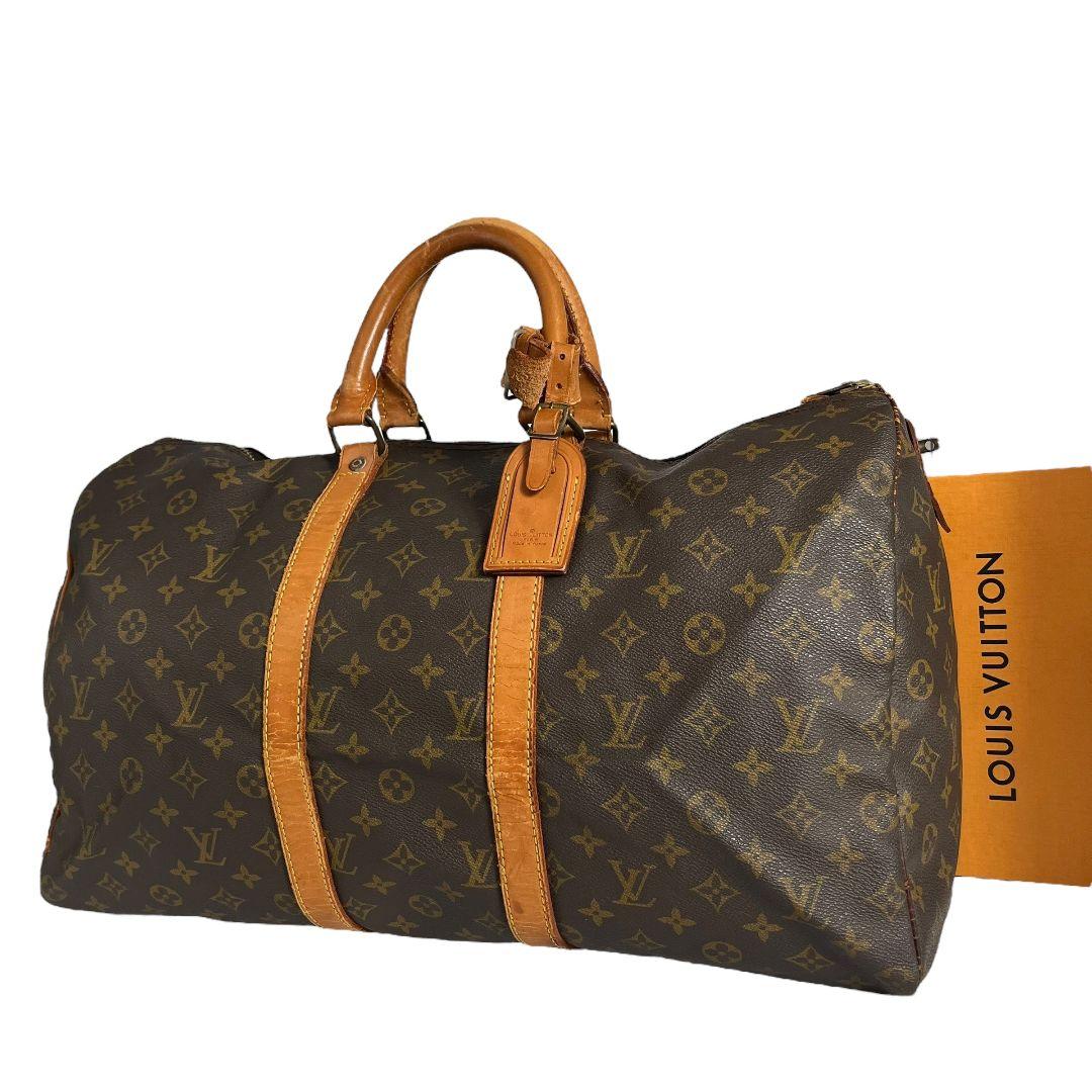 【正規品】キーポル50　ルイヴィトン　モノグラム　　ボストンバッグ　旅行用かばん