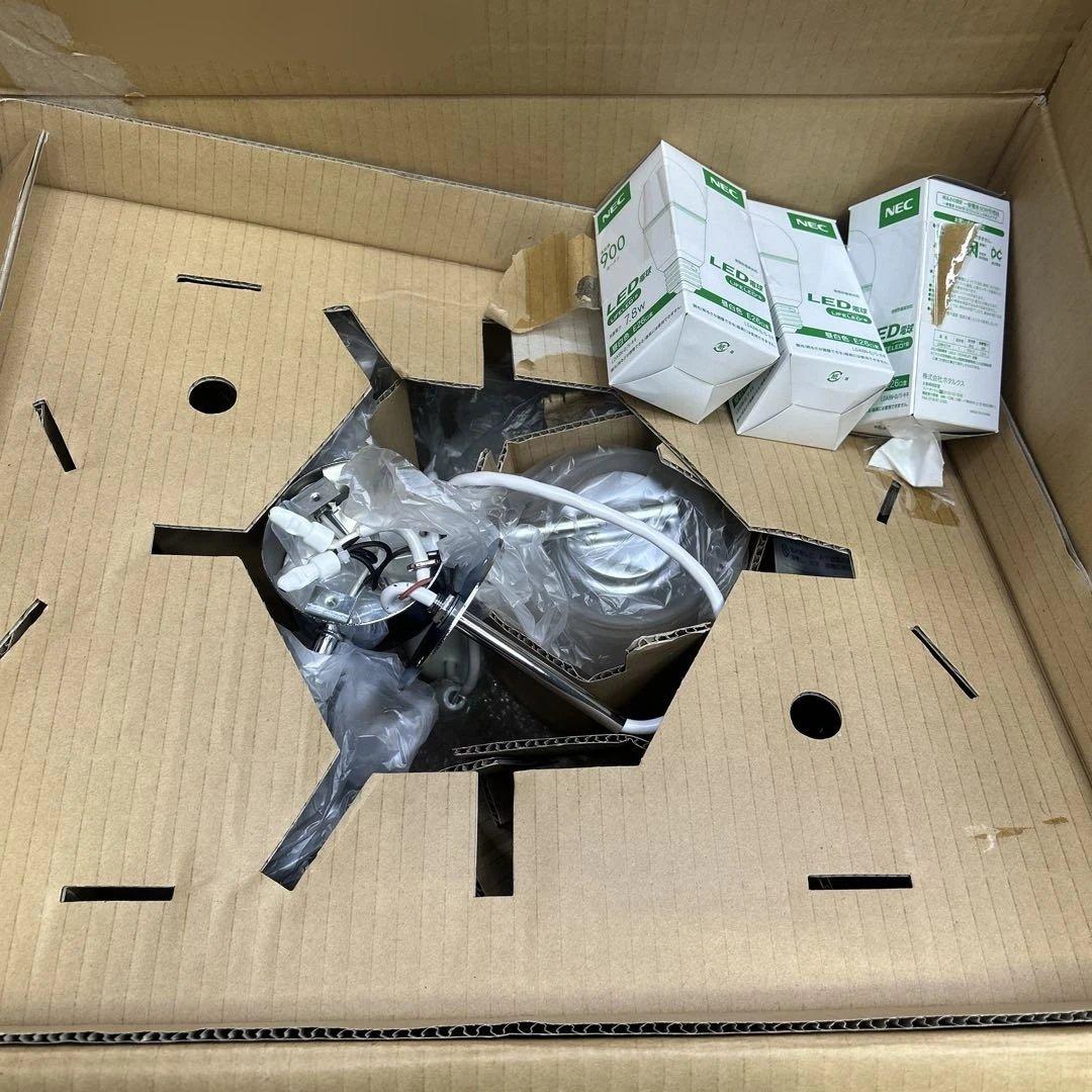 6366【未使用品】XZ-LE26312N シャンデリア 4.5畳 昼白色LED