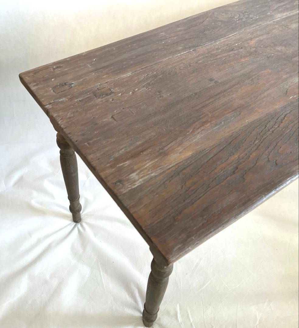 old maison オールドメゾン チーク無垢材テーブル・ 横幅150cm