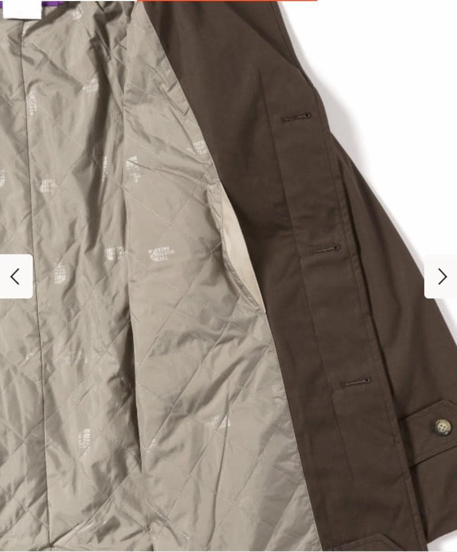 THE NORTH FACE PURPLE LABELステンカラーコート L