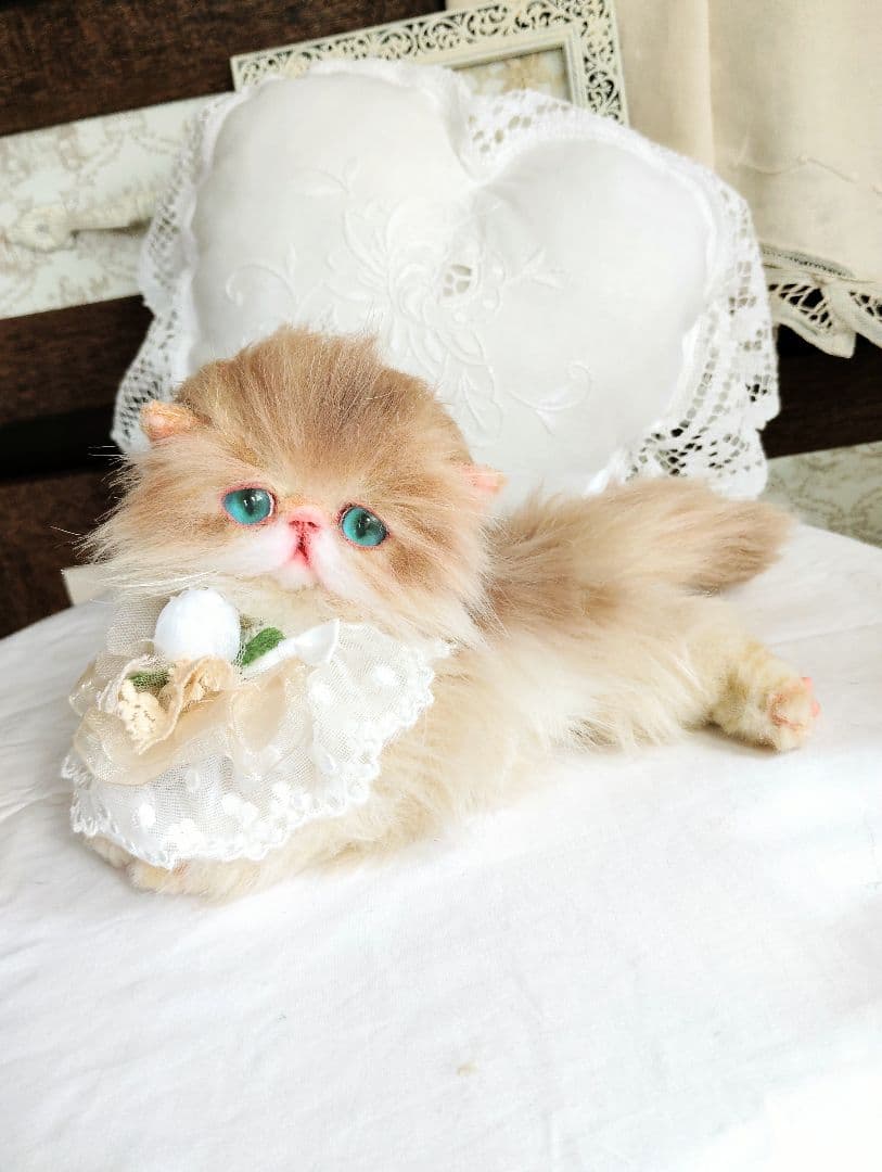 きらりちゃん御予約❤️家族募集❤子猫のフワリちゃん♡アートドール♡ぬいぐるみ♡