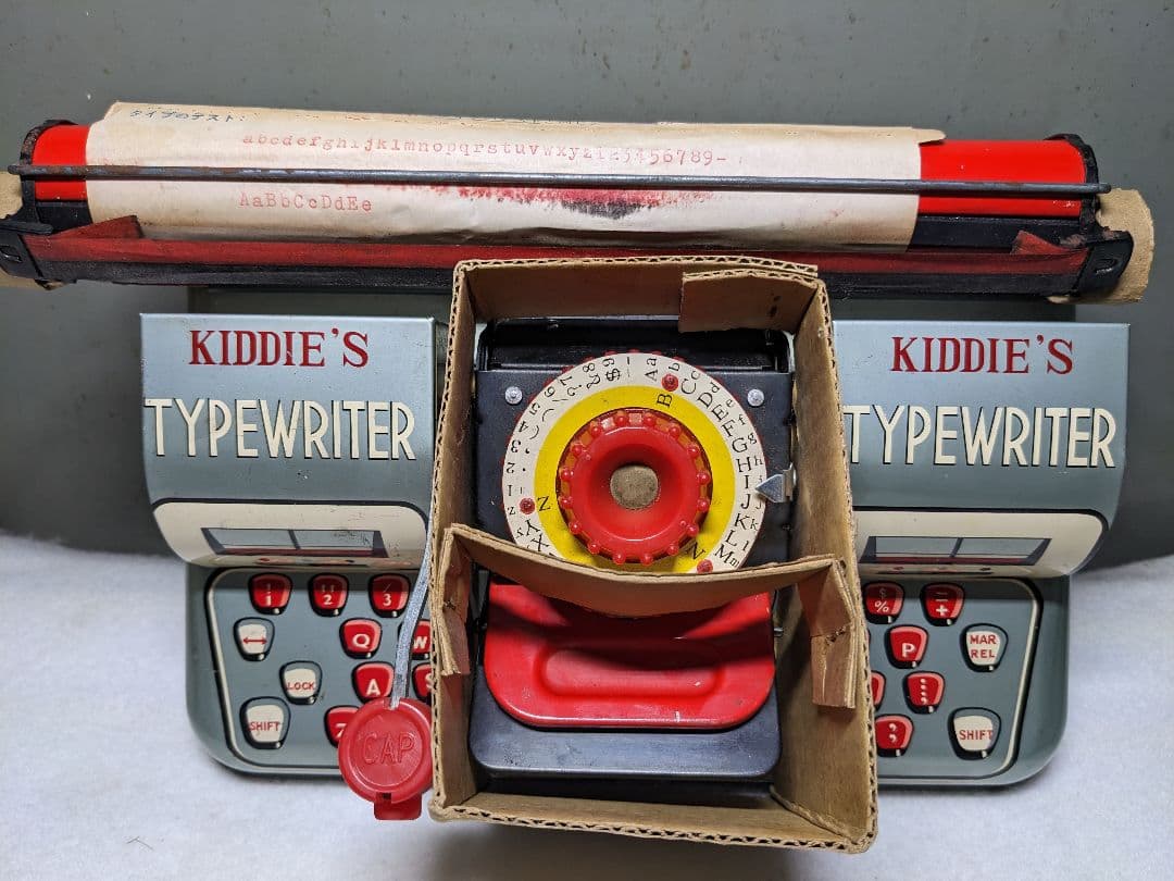 ●ヴィンテージ　ブリキ　TYPET タイプライター 昭和レトロ