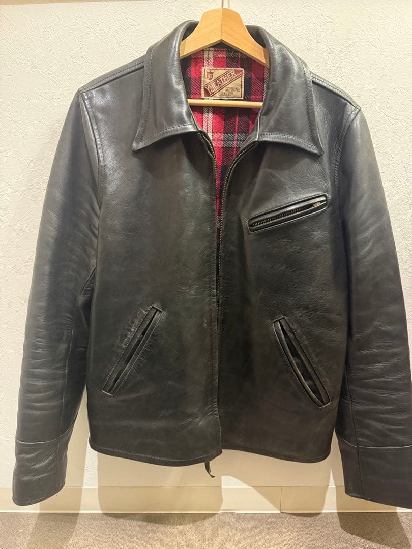 【期間限定】Y2 Leather 本革ジャケット ホースレザー　サイズ40