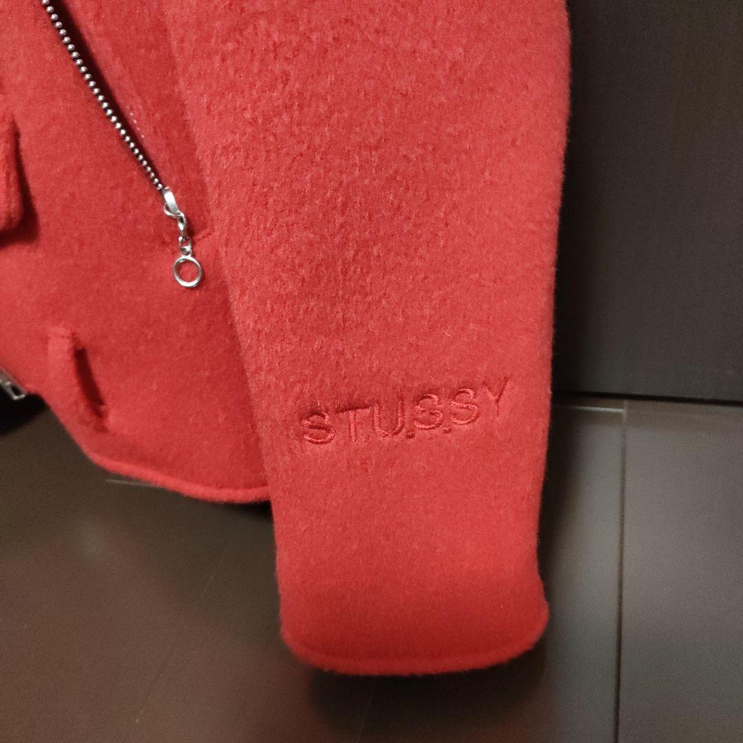 SCHOTT×STUSSY　コート　レッド