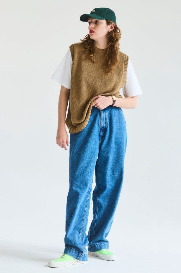 美品　オブラダ oblada スケータージーンズ ブルー サイズXS