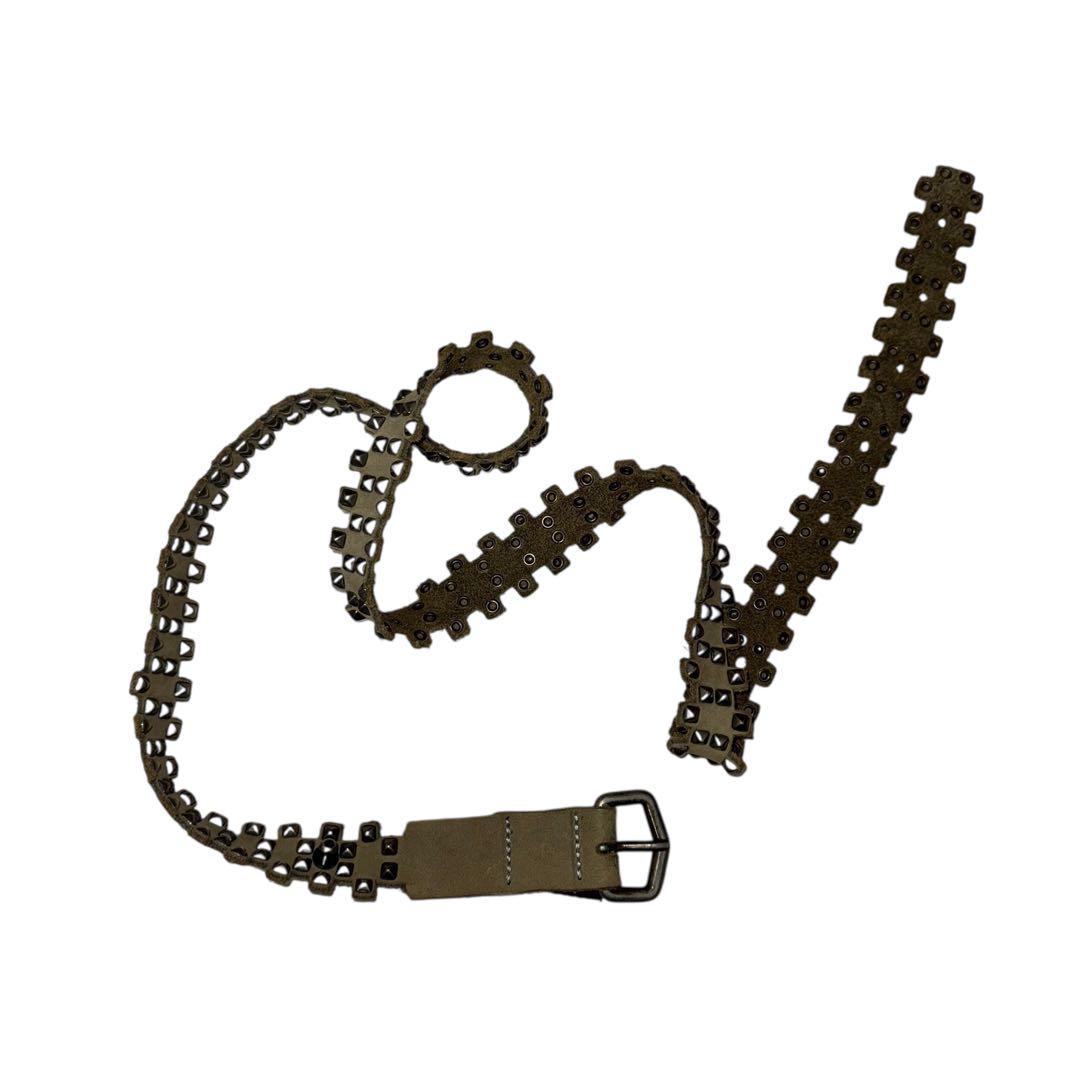 小物 Archive Diesel BlackGold Hard Studs Belt