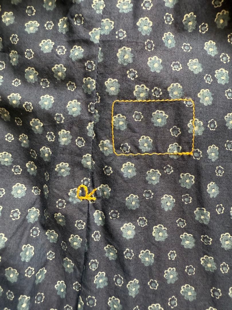 お値下げ！45R もこもこ花プリントのドレス 未使用