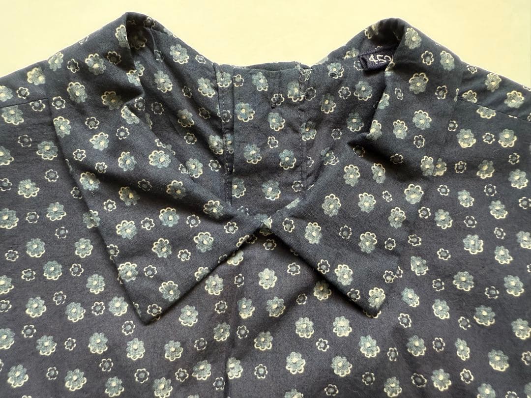 お値下げ！45R もこもこ花プリントのドレス 未使用