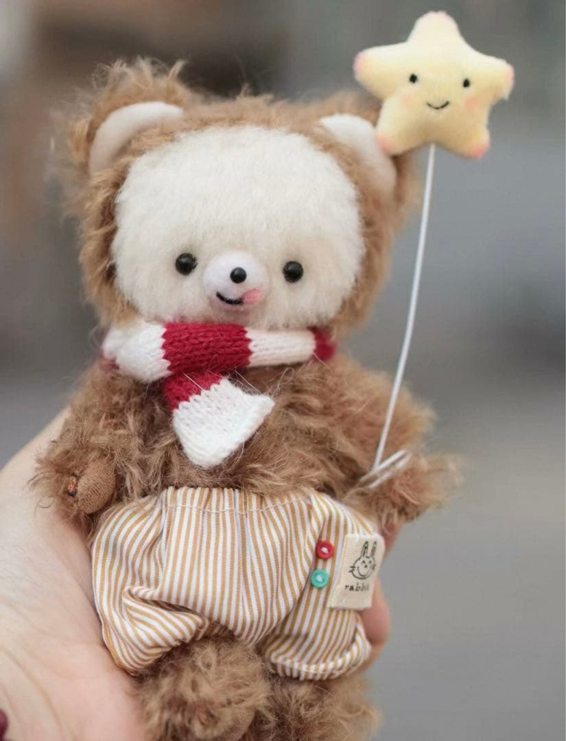 星へ願うくまさん アーティストベア テディベア 海外作家様 ハンドメイド