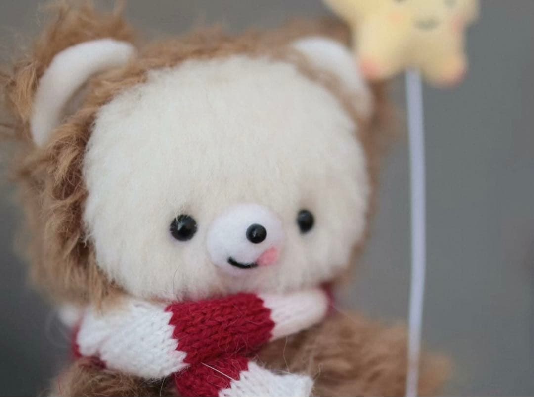 星へ願うくまさん アーティストベア テディベア 海外作家様 ハンドメイド