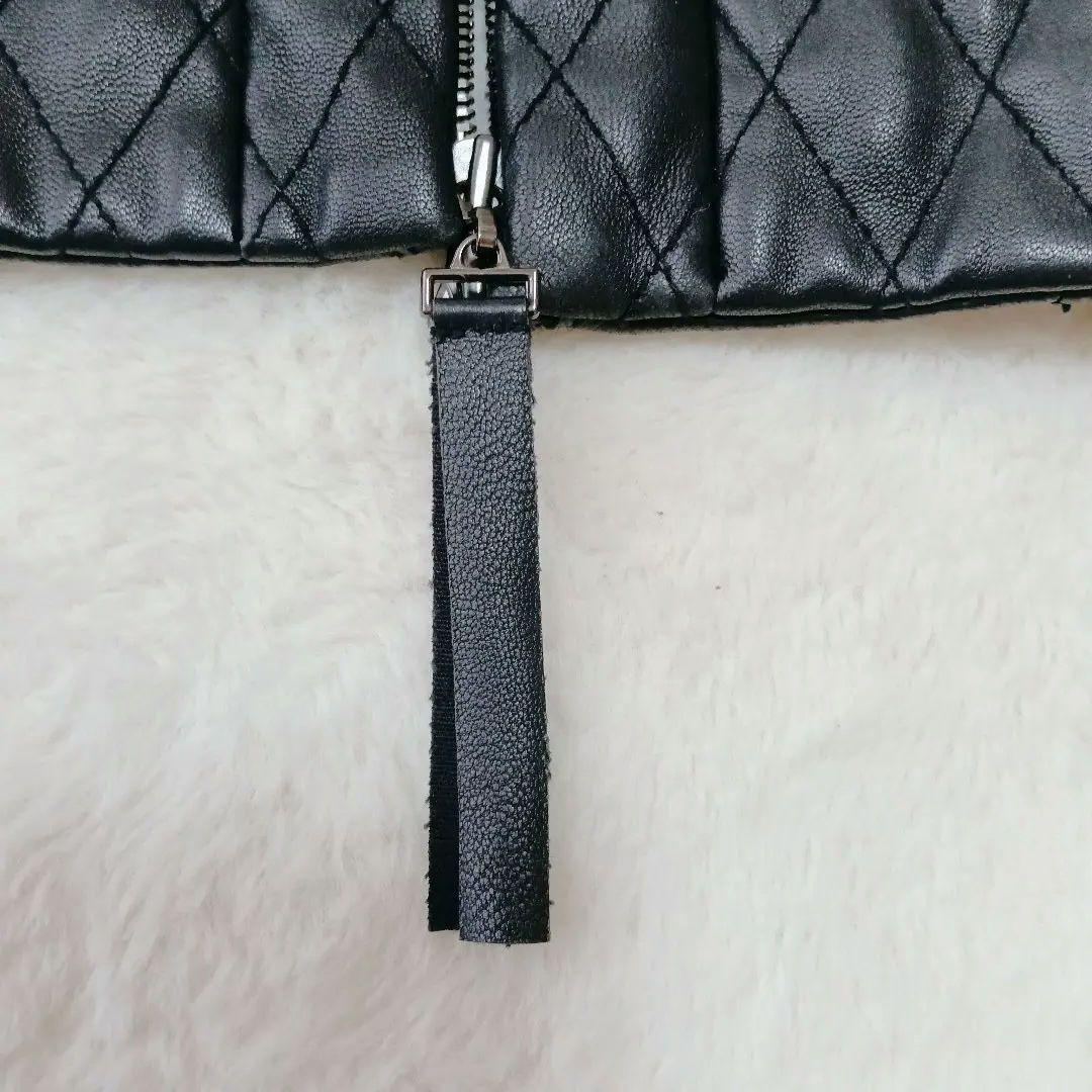 NEMIKA　13号　レザージャケット　羊皮　黒