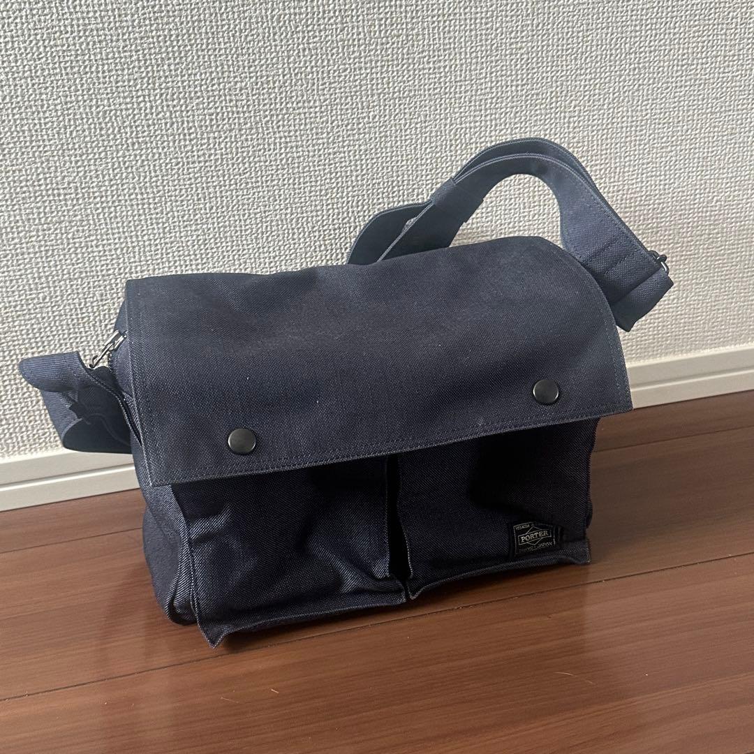 PORTER SMOKY スモーキーショルダーバッグ　ネイビー