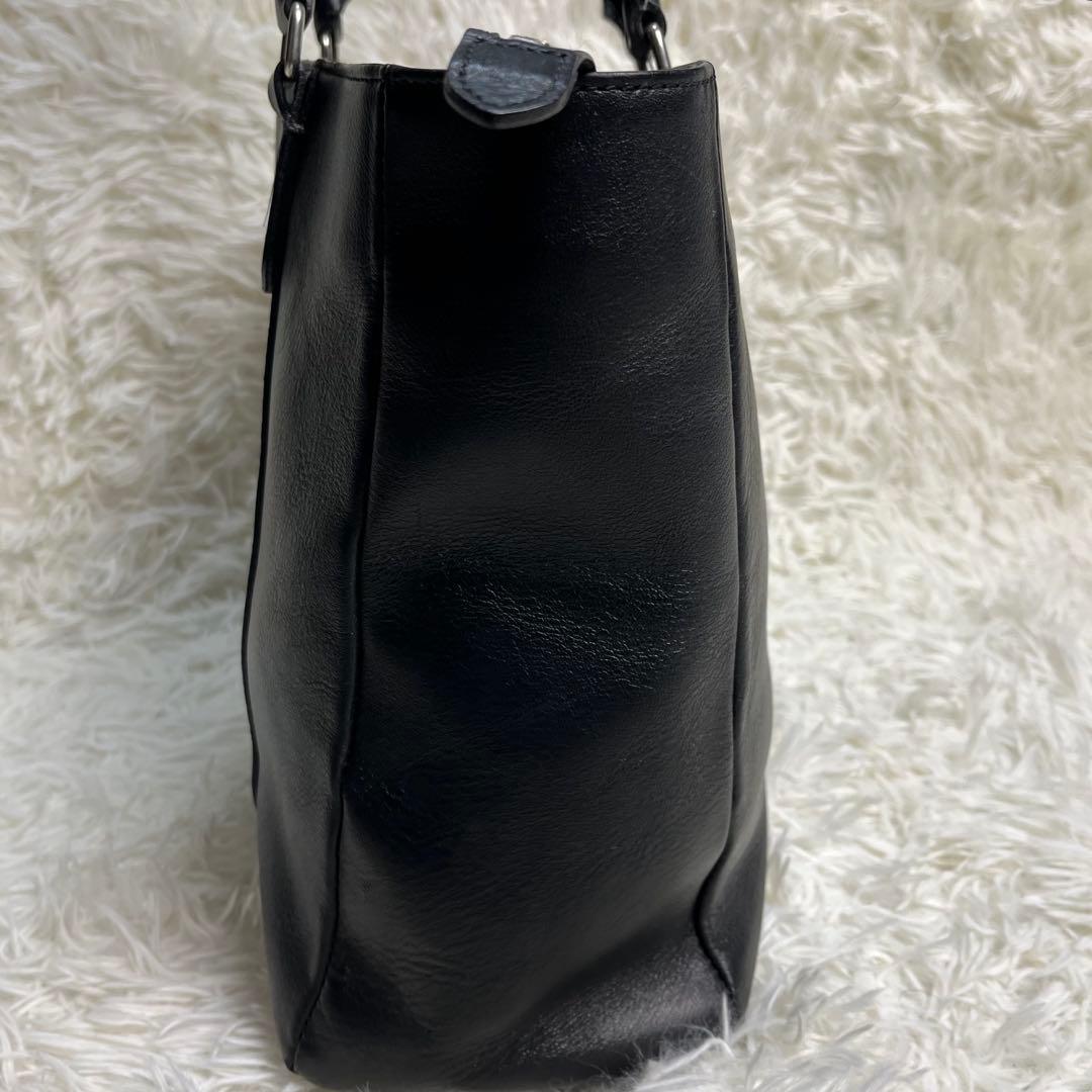 MARGARET HOWELL idea レザートートバッグ 本革 A4 黒
