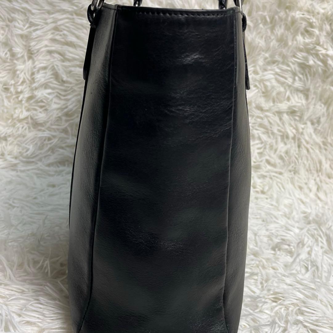 MARGARET HOWELL idea レザートートバッグ 本革 A4 黒