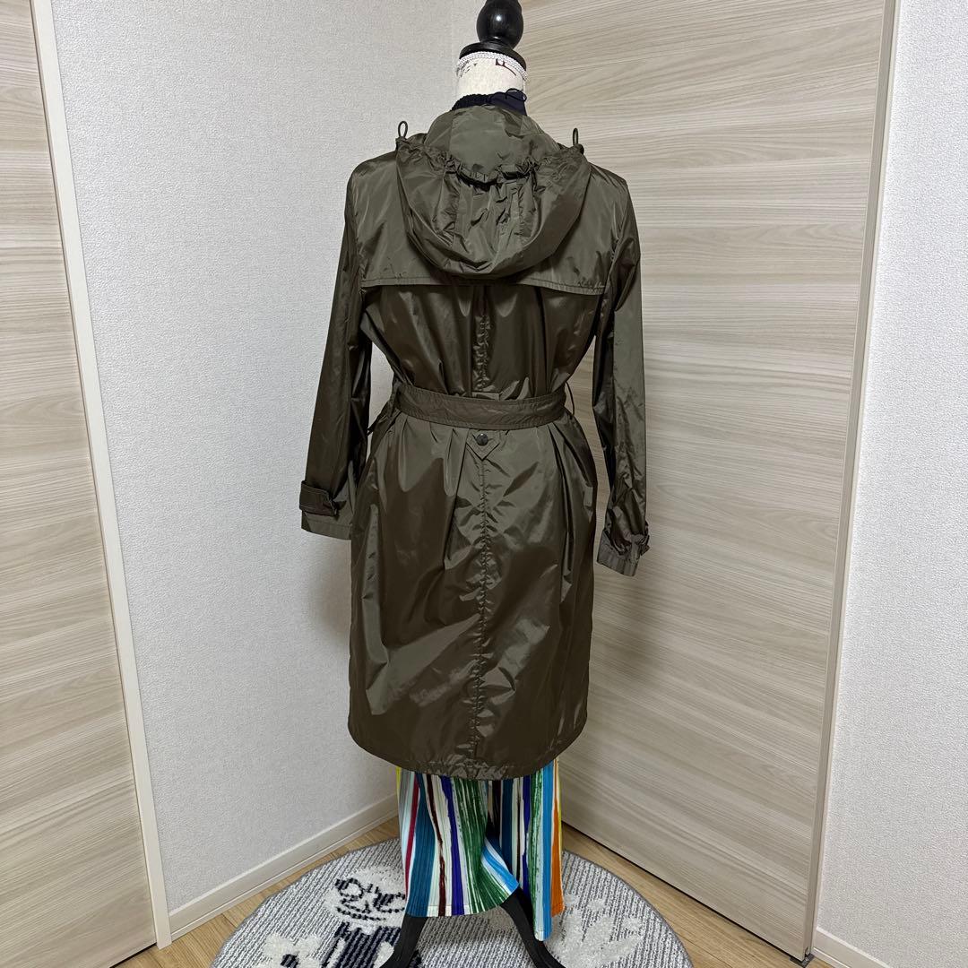 Chloe　プラダ　オリーブ色 フード付きロングコート