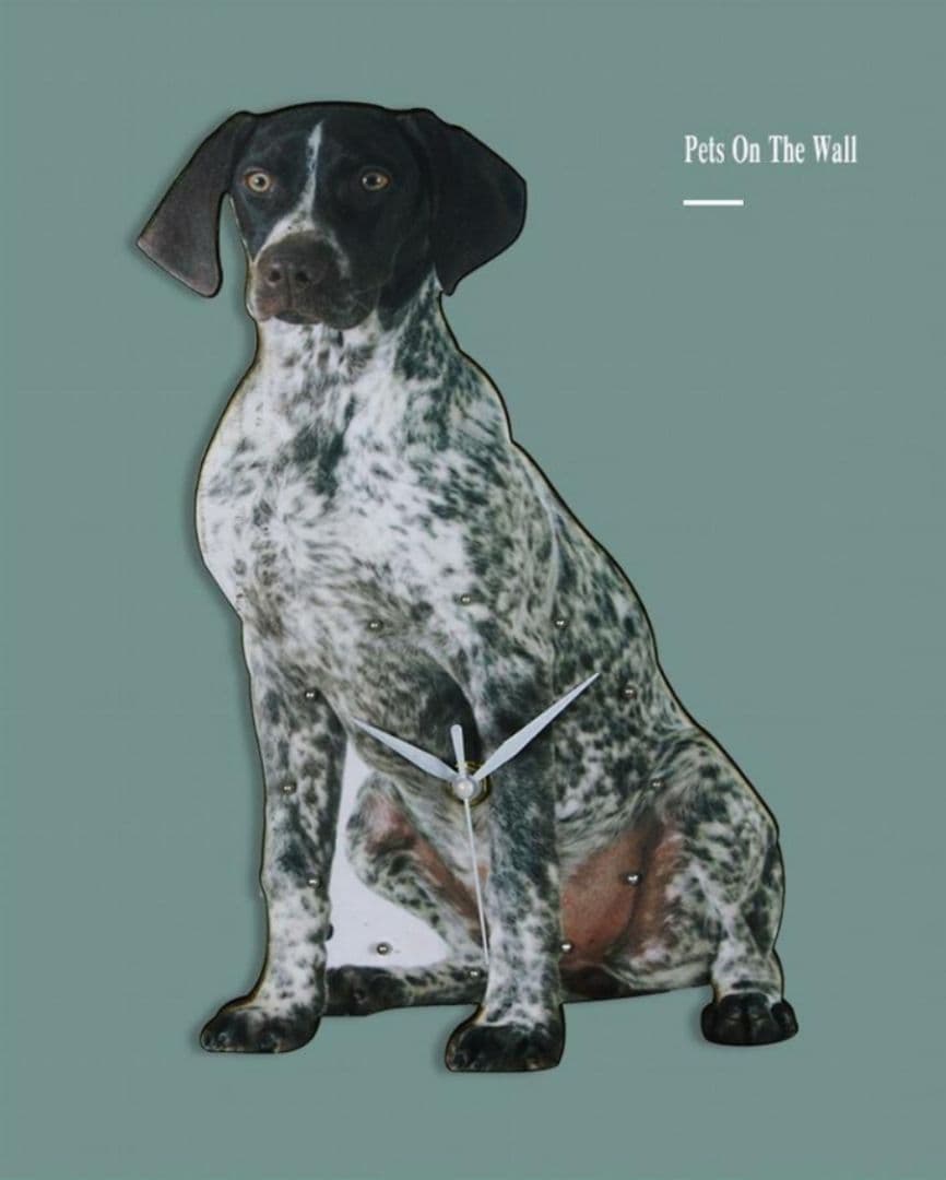 【リアル】壁掛け ペット時計 かわいい ロットワイラー インテリア