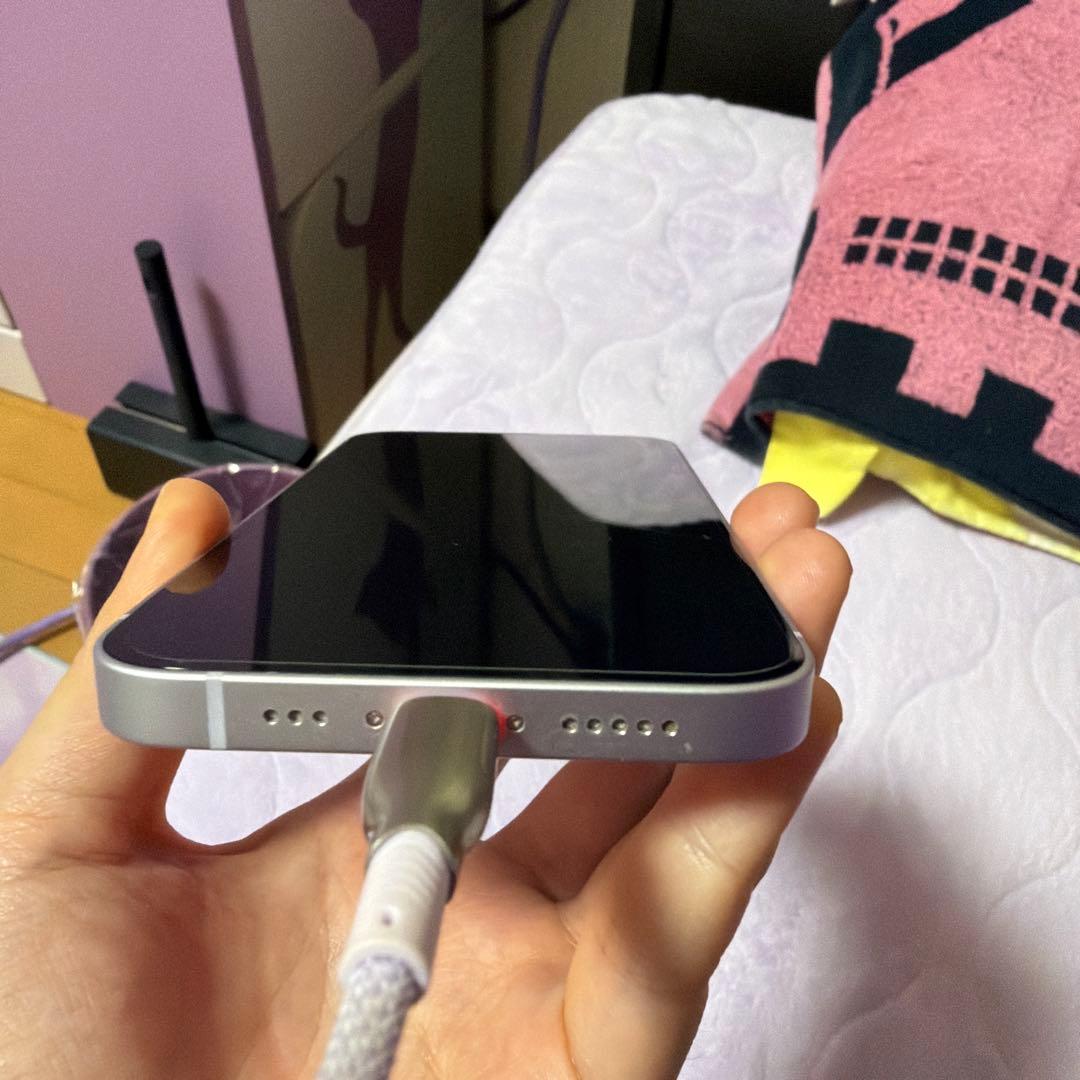 iPhone14 128GB パープル 本体とおまけ