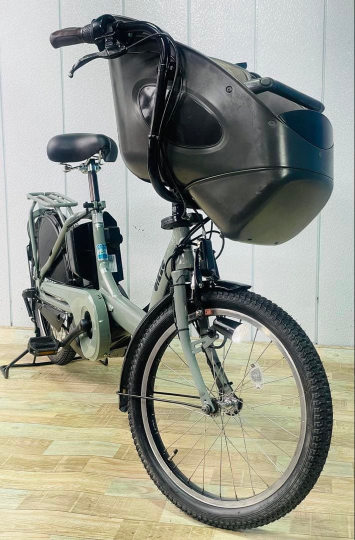 ★3105ブリヂストン12.8アンペア 20インチ子供乗せ電動アシスト自転車