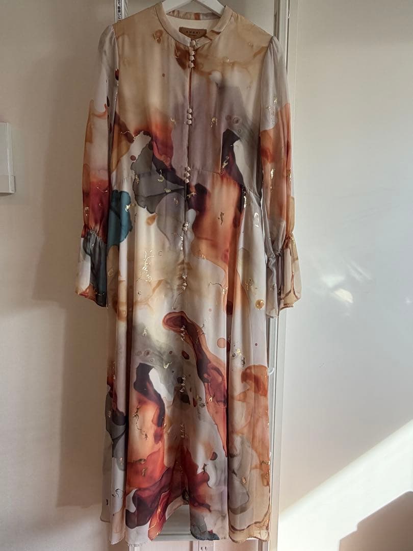 AMERI ameri vintage インクアート　ワンピース　 Mサイズ