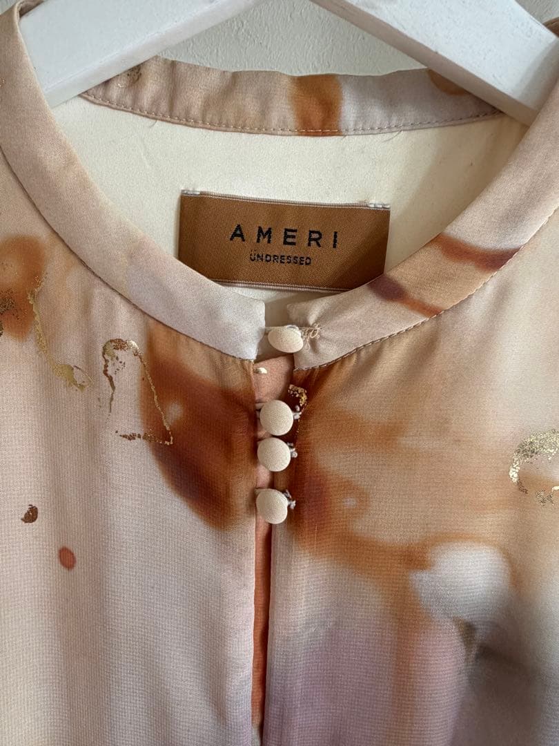 AMERI ameri vintage インクアート　ワンピース　 Mサイズ