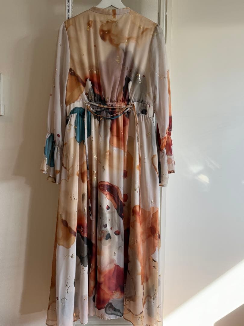 AMERI ameri vintage インクアート　ワンピース　 Mサイズ