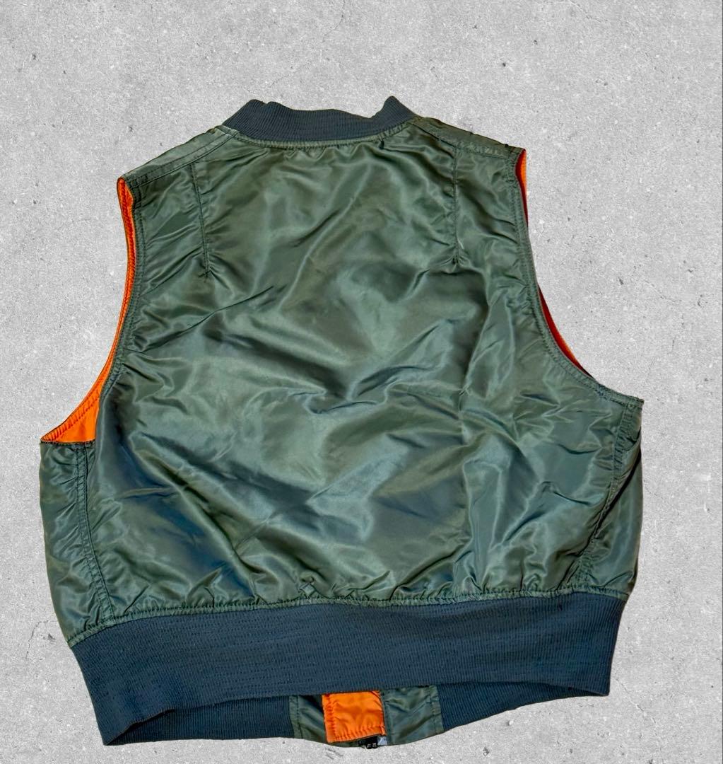 【USA製】90s Alpha Industries FV-2 MA-1 ベスト