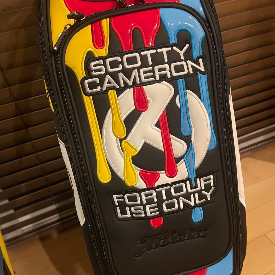Titleist SCOTTY CAMERON キャメロン キャディバッグ 黒赤