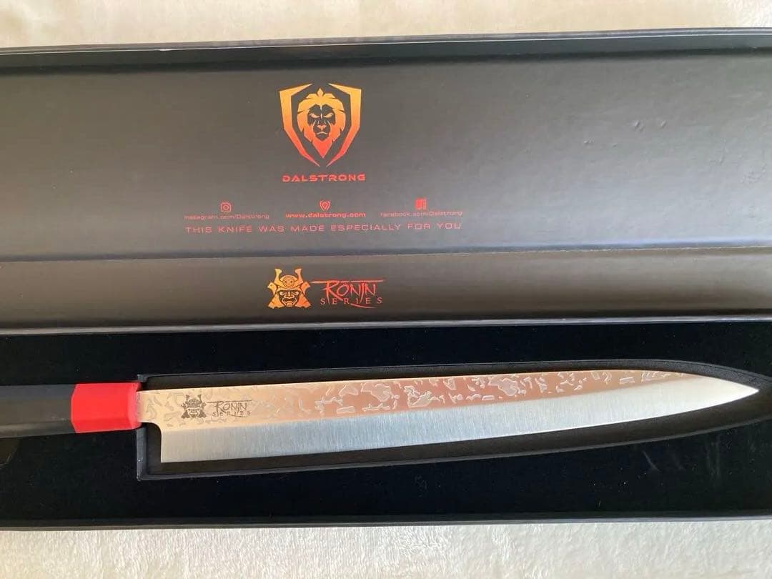 新品 Dalstrong 柳刃包丁 約27cm 日本製AUS-10V ダマスカス