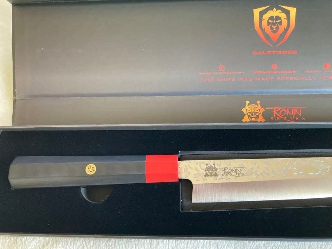 新品 Dalstrong 柳刃包丁 約27cm 日本製AUS-10V ダマスカス