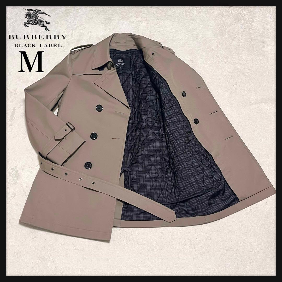 【極美品・フル装備】 バーバリー ブラックレーベル ノバチェック トレンチコート