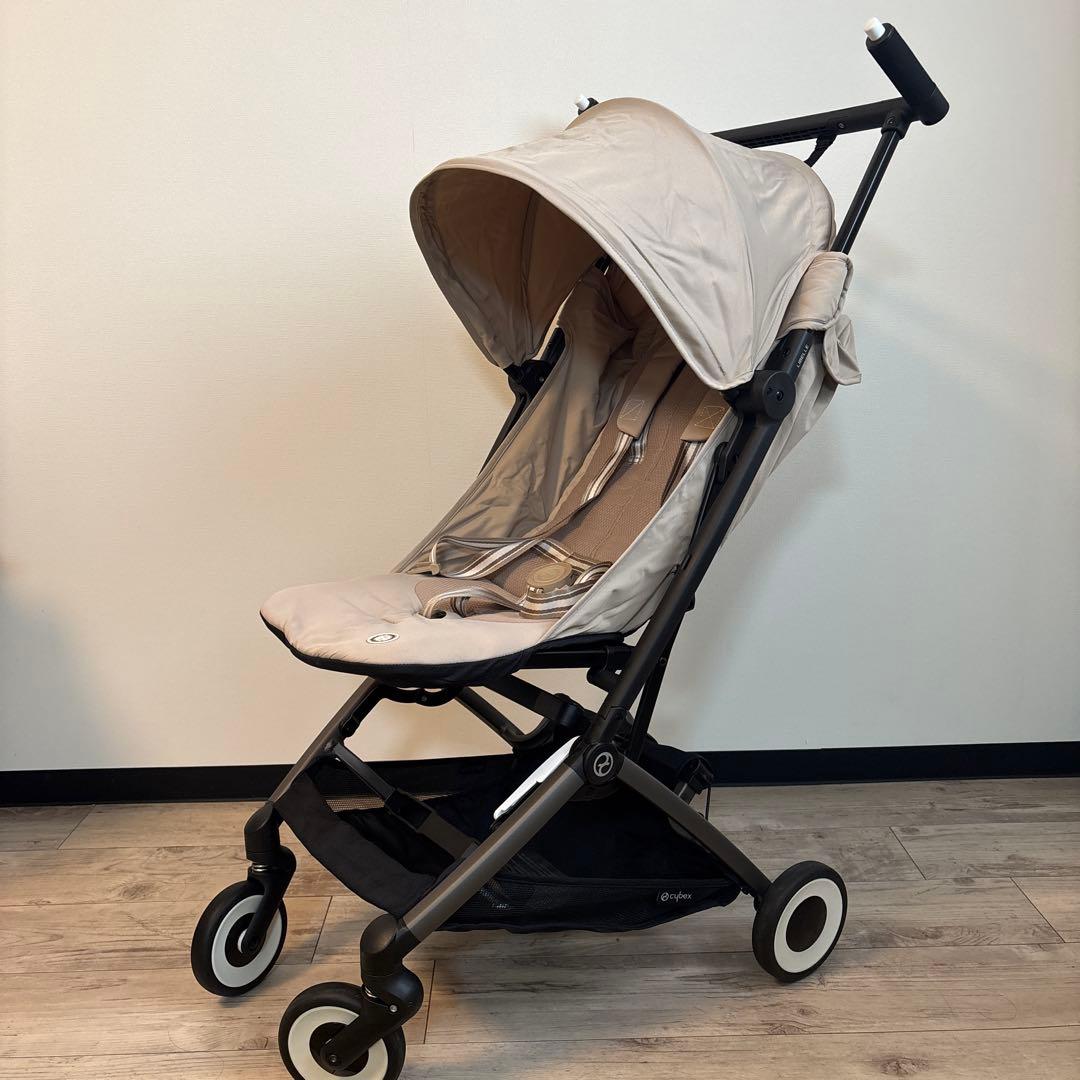 サイベックス　リベル　ベージュ 折りたたみ式 ベビーカー