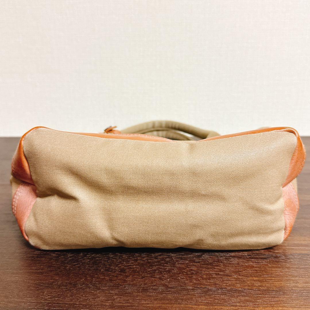 PORTER ポーター キャンバス×レザー トートバッグ ベージュ