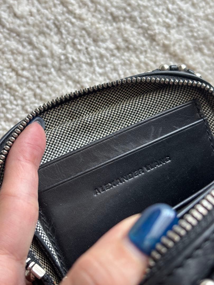 Alexander Wang ブラックレザー ケース 財布