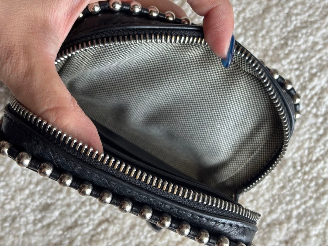 Alexander Wang ブラックレザー ケース 財布