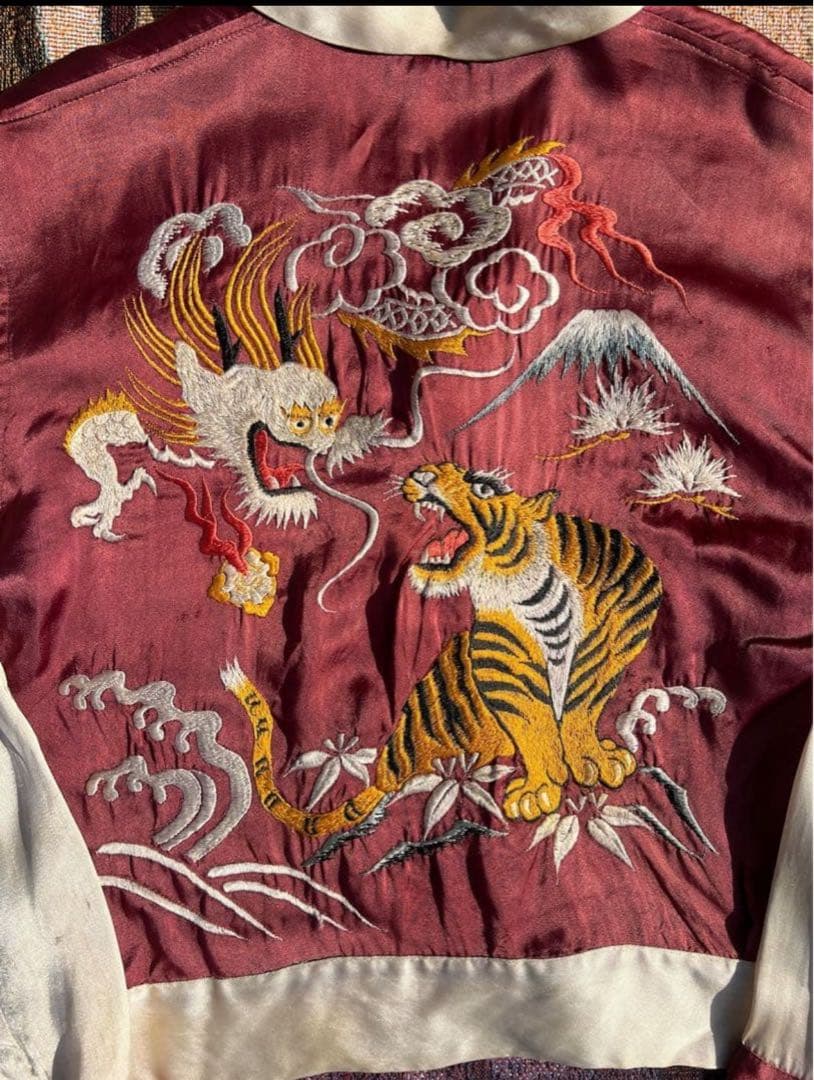 あ*あ様 40s 50s souvenir shirt スカシャツ 2tone