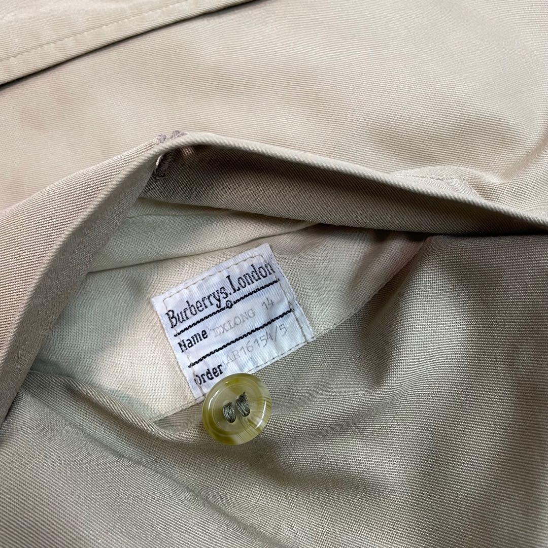70〜80s Burberry トレンチコート　イングランド製　ヴィンテージ