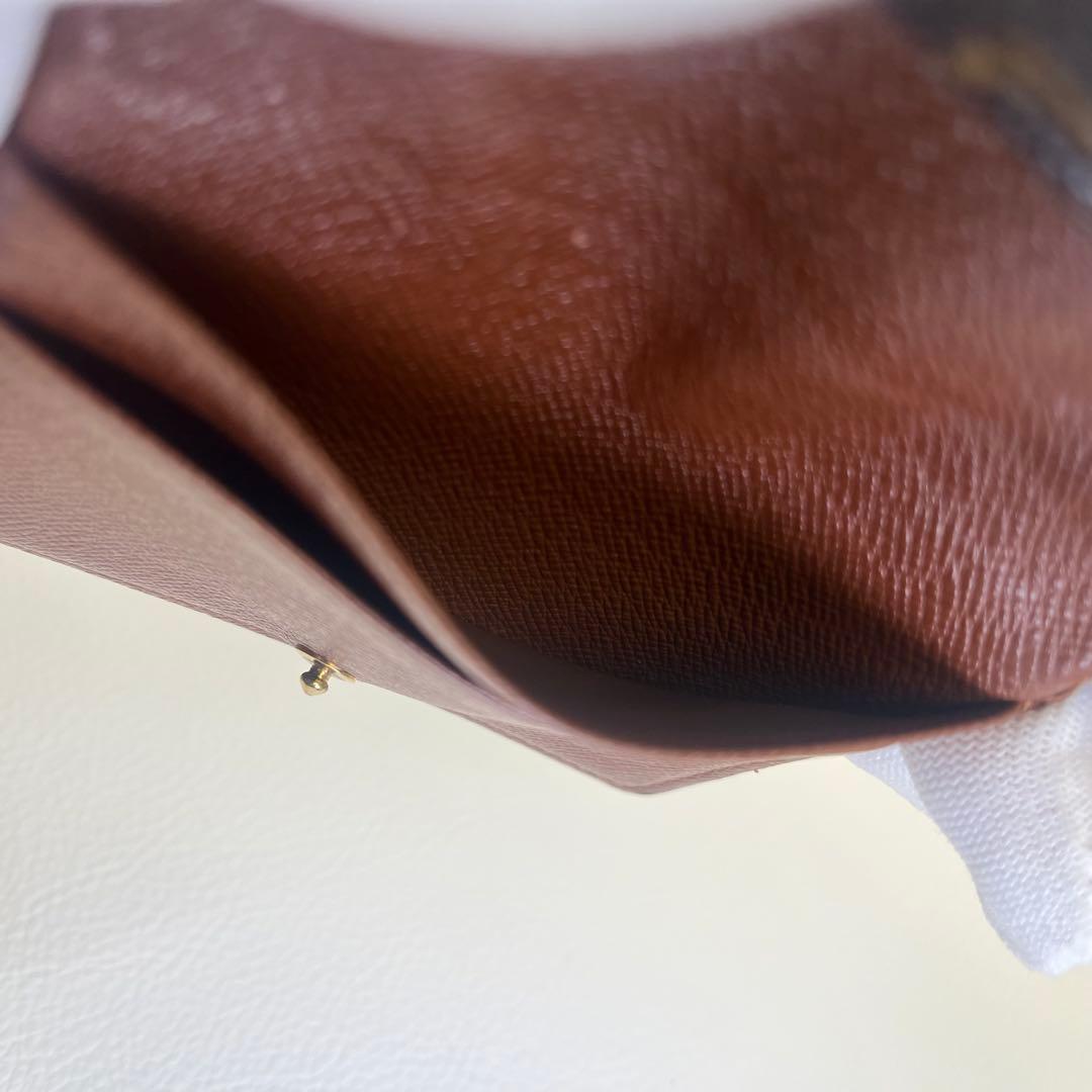 美品✨ LOUIS VUITTON ルイヴィトン 三つ折財布 モノグラム PVC