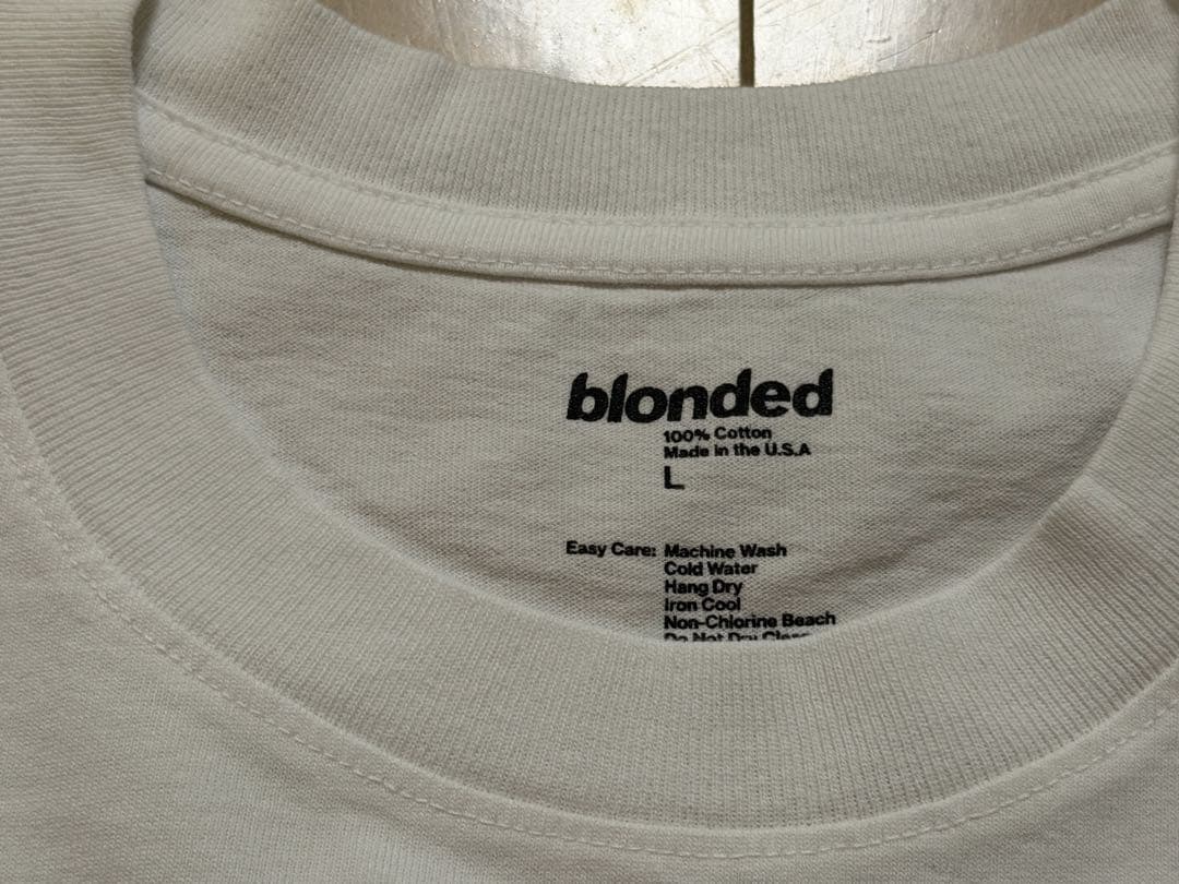 新品　フランクオーシャン　blonded Tシャツ　白　L