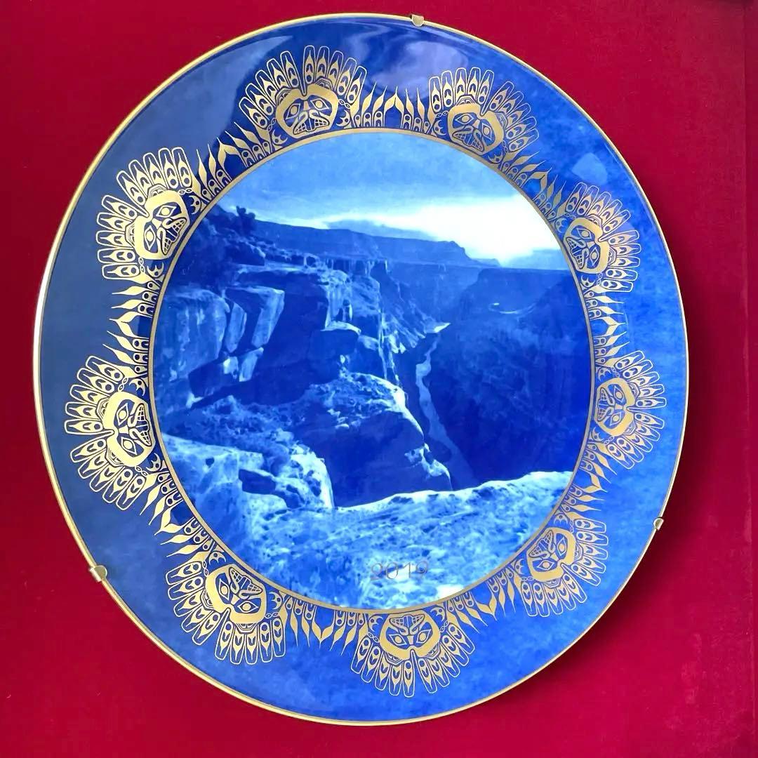 ＊２０１９年・世界自然遺産Grand Canyon＊額装４６cm・Meissen