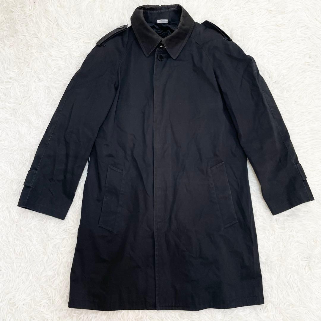 【美品】DOLCE&GABBANA コットンコート 黒 48 Lサイズ相当