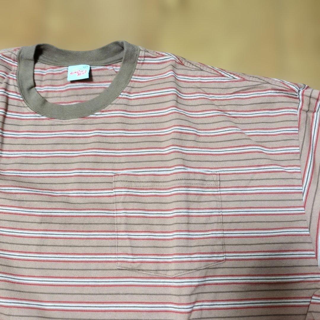 トップス SUNDAYS BEST BORDER L/S POCKET TEE Lsize