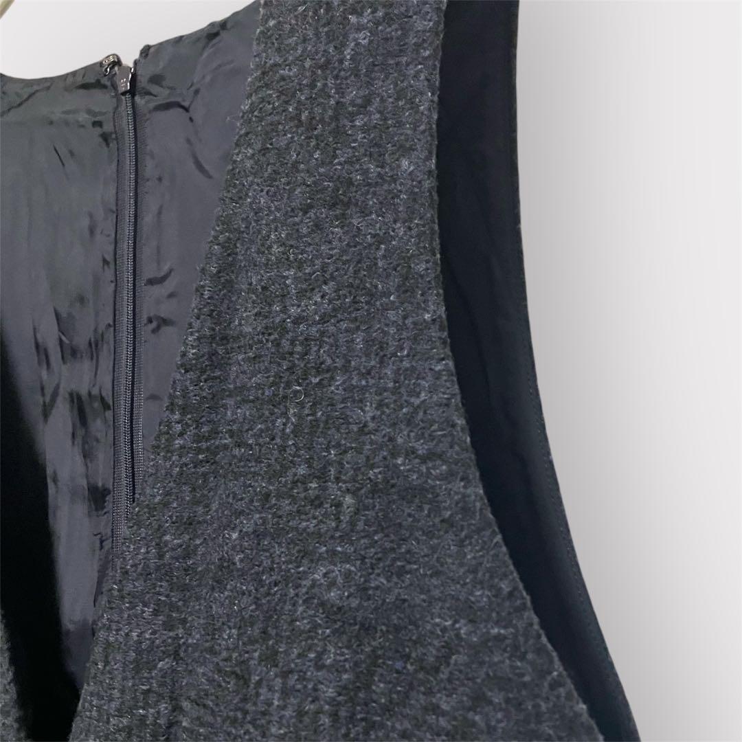 ANAYI グレンチェック ジャンパースカート 38