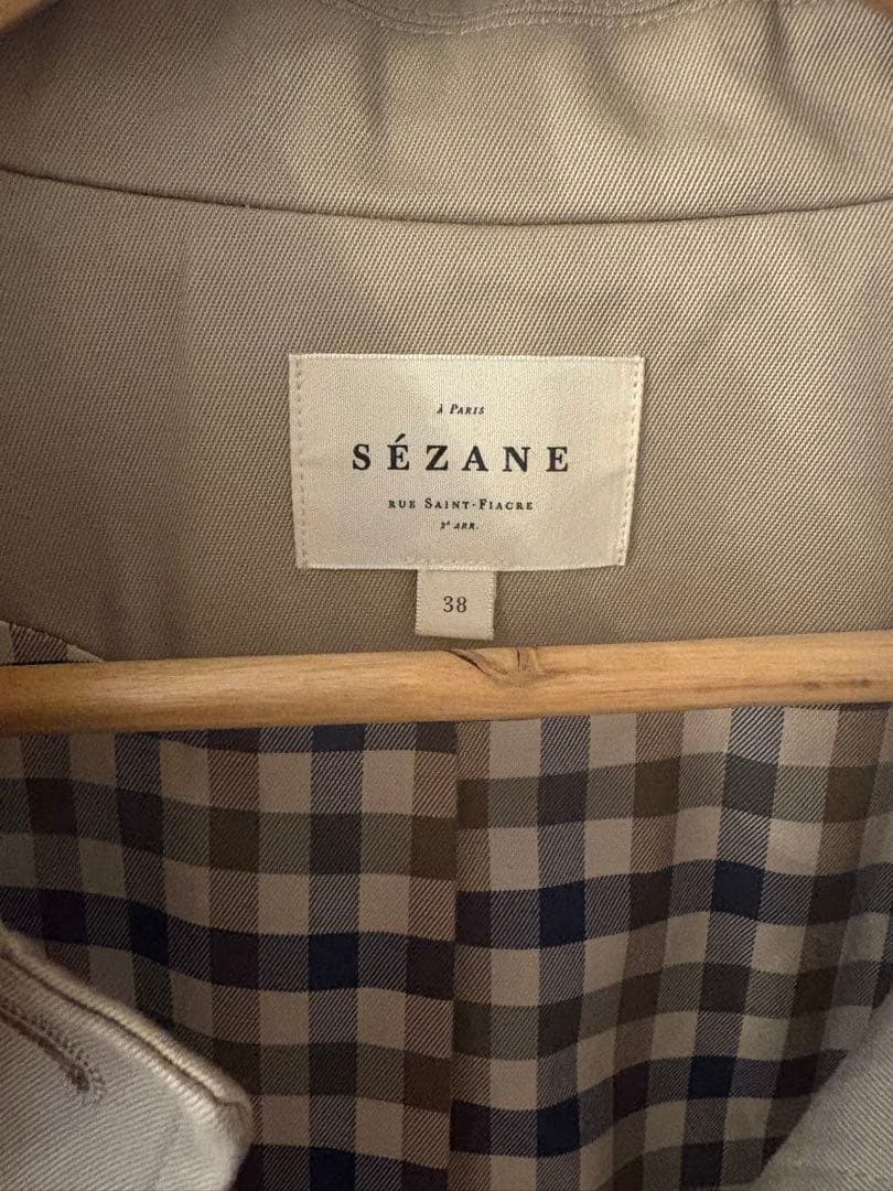 SEZANE トレンチコート　ベージュ　38