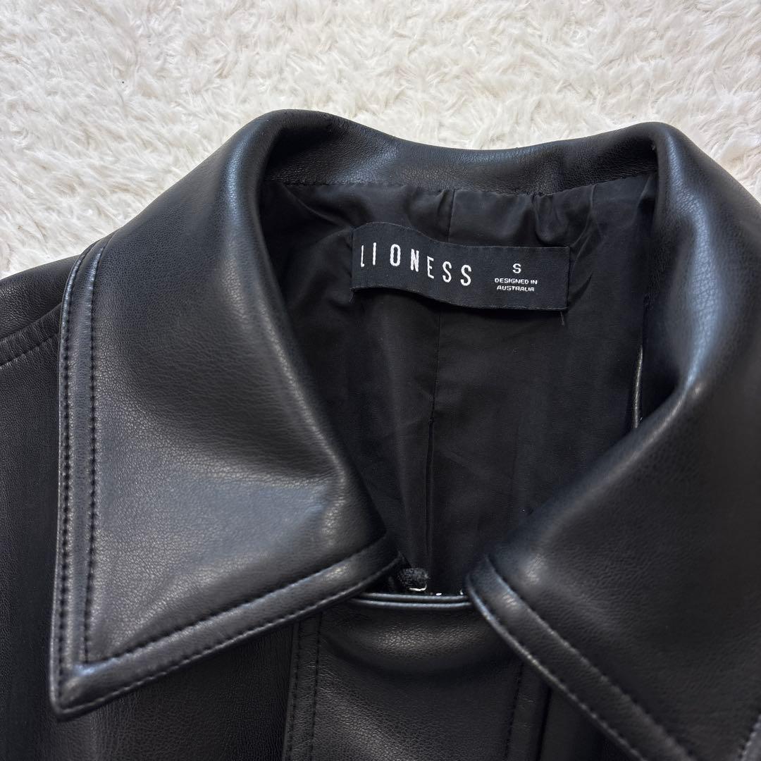 美品　LIONESS ライオネス　レザーボンバージャケット　オーバーサイズ
